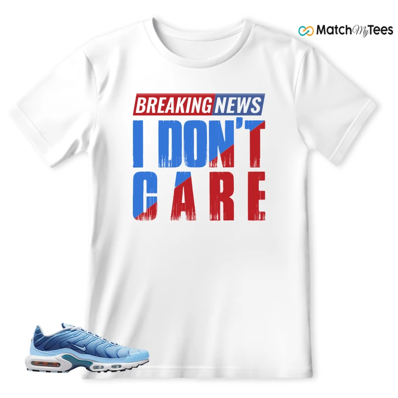 NIKE AIR MAX PLUS UNIVERSITY BLUE GRADIENT SNEAKER Matching Tees t-shirt