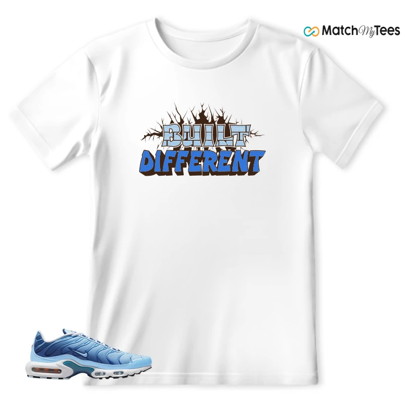 NIKE AIR MAX PLUS UNIVERSITY BLUE GRADIENT SNEAKER Matching Tees t-shirt