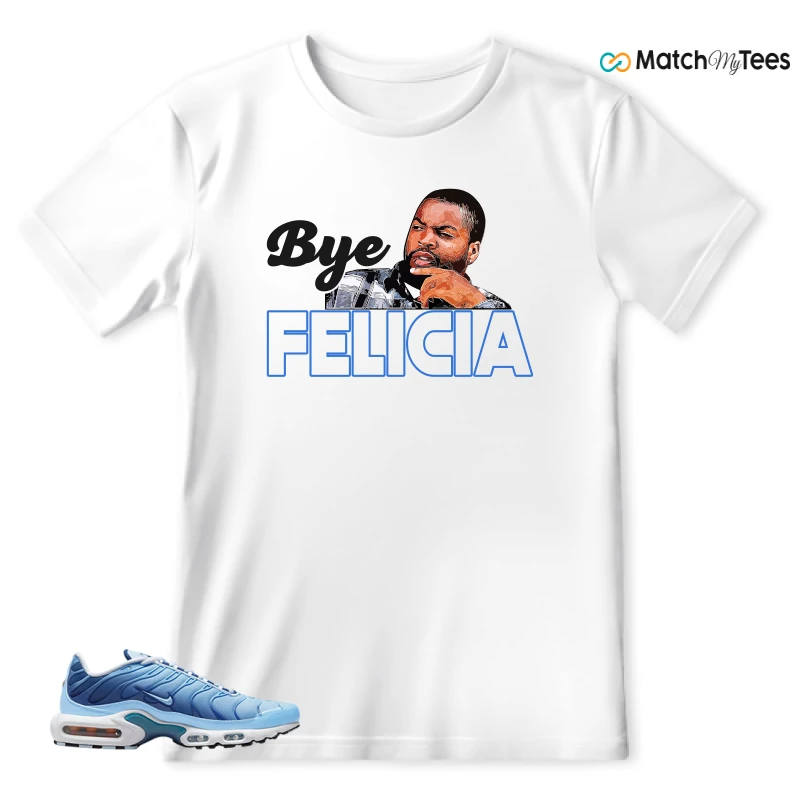 NIKE AIR MAX PLUS UNIVERSITY BLUE GRADIENT SNEAKER Matching Tees t-shirt