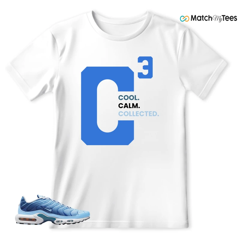 NIKE AIR MAX PLUS UNIVERSITY BLUE GRADIENT SNEAKER Matching Tees t-shirt