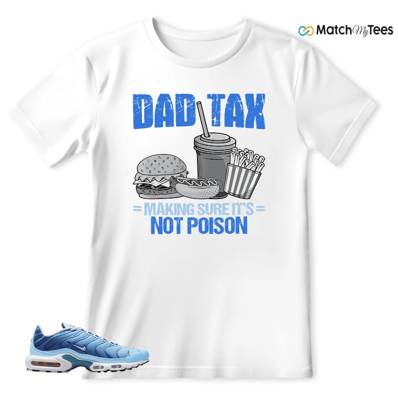 NIKE AIR MAX PLUS UNIVERSITY BLUE GRADIENT SNEAKER Matching Tees t-shirt