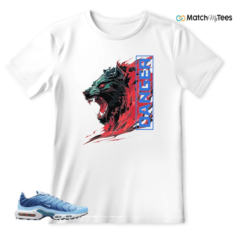 NIKE AIR MAX PLUS UNIVERSITY BLUE GRADIENT SNEAKER Matching Tees t-shirt