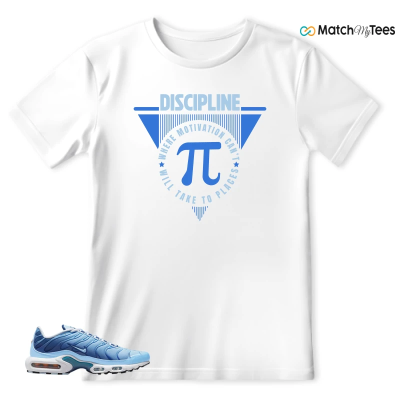 NIKE AIR MAX PLUS UNIVERSITY BLUE GRADIENT SNEAKER Matching Tees t-shirt
