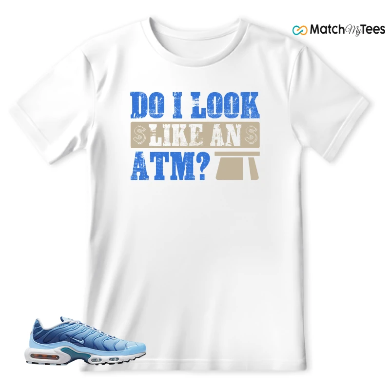 NIKE AIR MAX PLUS UNIVERSITY BLUE GRADIENT SNEAKER Matching Tees t-shirt