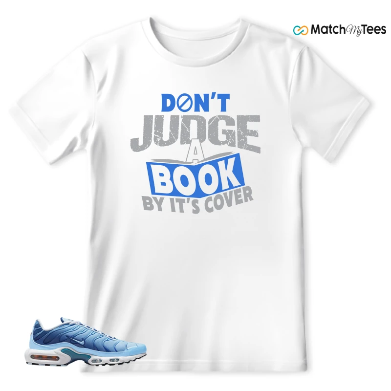 NIKE AIR MAX PLUS UNIVERSITY BLUE GRADIENT SNEAKER Matching Tees t-shirt