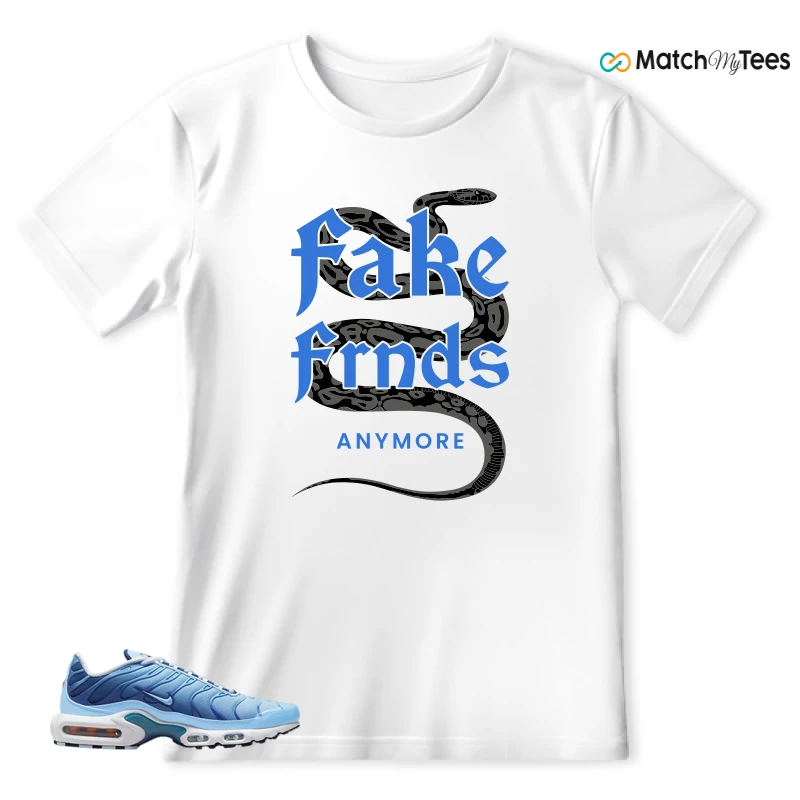 NIKE AIR MAX PLUS UNIVERSITY BLUE GRADIENT SNEAKER Matching Tees t-shirt