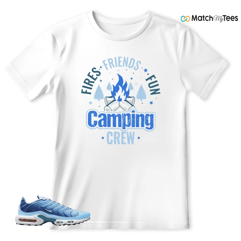 NIKE AIR MAX PLUS UNIVERSITY BLUE GRADIENT SNEAKER Matching Tees t-shirt