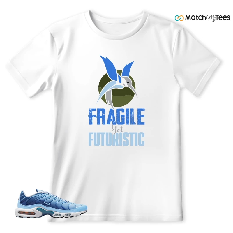 NIKE AIR MAX PLUS UNIVERSITY BLUE GRADIENT SNEAKER Matching Tees t-shirt