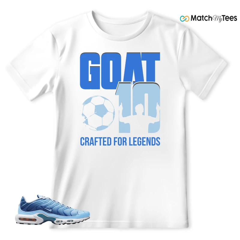 NIKE AIR MAX PLUS UNIVERSITY BLUE GRADIENT SNEAKER Matching Tees t-shirt