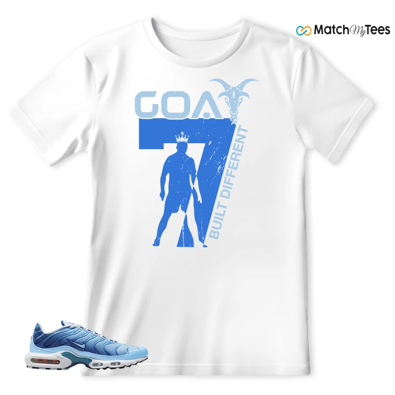 NIKE AIR MAX PLUS UNIVERSITY BLUE GRADIENT SNEAKER Matching Tees t-shirt