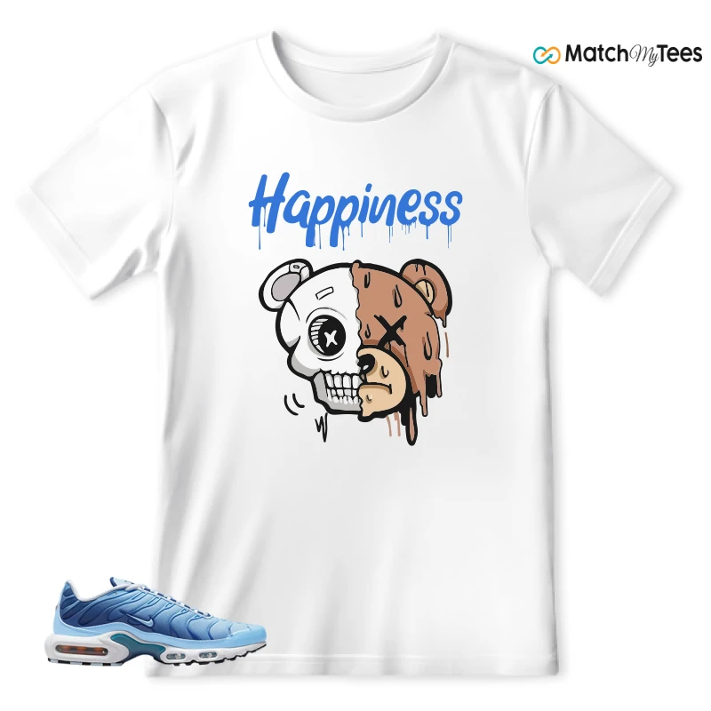 NIKE AIR MAX PLUS UNIVERSITY BLUE GRADIENT SNEAKER Matching Tees t-shirt