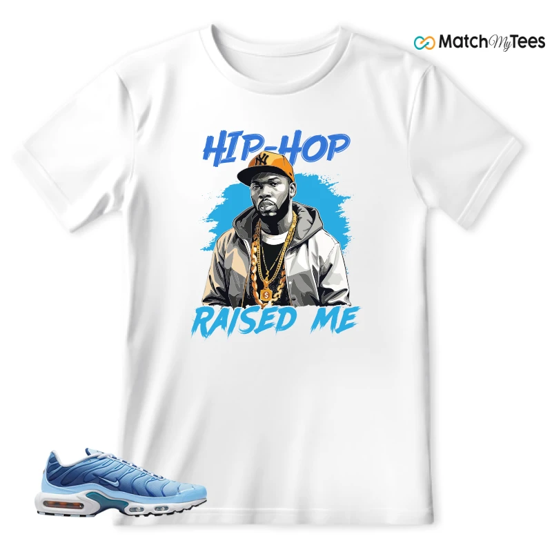 NIKE AIR MAX PLUS UNIVERSITY BLUE GRADIENT SNEAKER Matching Tees t-shirt