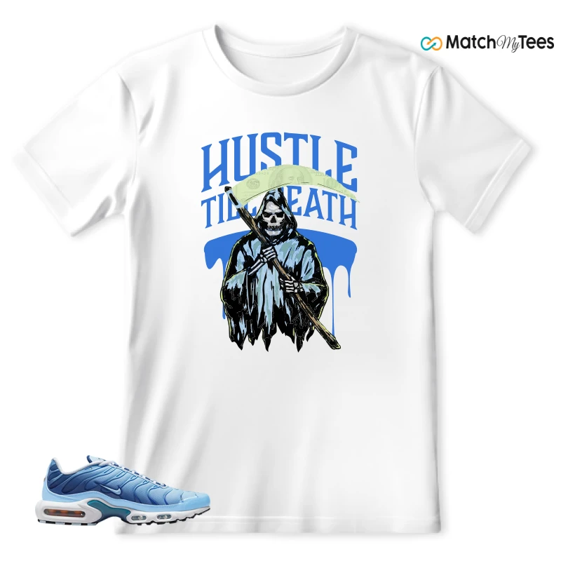 NIKE AIR MAX PLUS UNIVERSITY BLUE GRADIENT SNEAKER Matching Tees t-shirt
