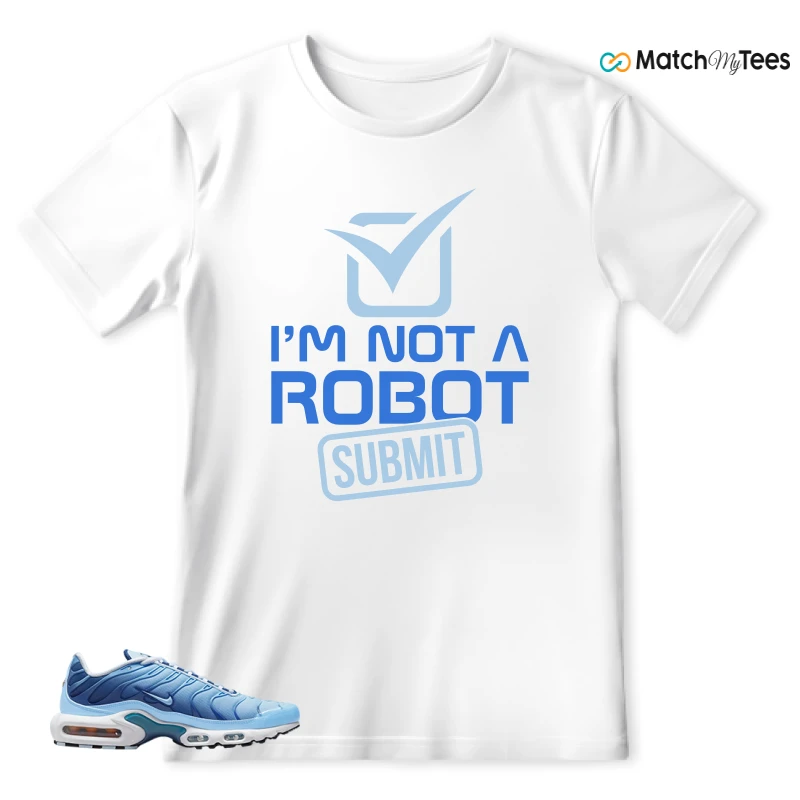NIKE AIR MAX PLUS UNIVERSITY BLUE GRADIENT SNEAKER Matching Tees t-shirt