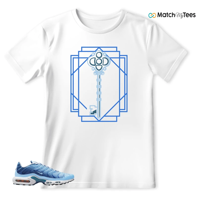 NIKE AIR MAX PLUS UNIVERSITY BLUE GRADIENT SNEAKER Matching Tees t-shirt