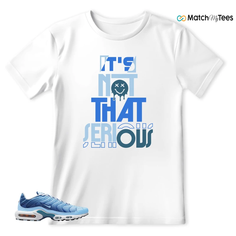 NIKE AIR MAX PLUS UNIVERSITY BLUE GRADIENT SNEAKER Matching Tees t-shirt