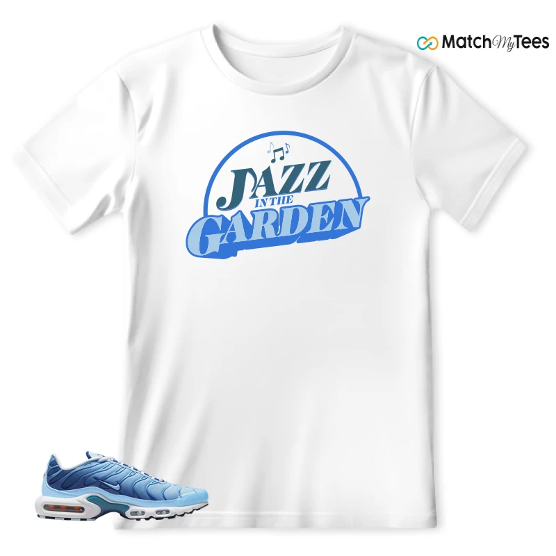 NIKE AIR MAX PLUS UNIVERSITY BLUE GRADIENT SNEAKER Matching Tees t-shirt