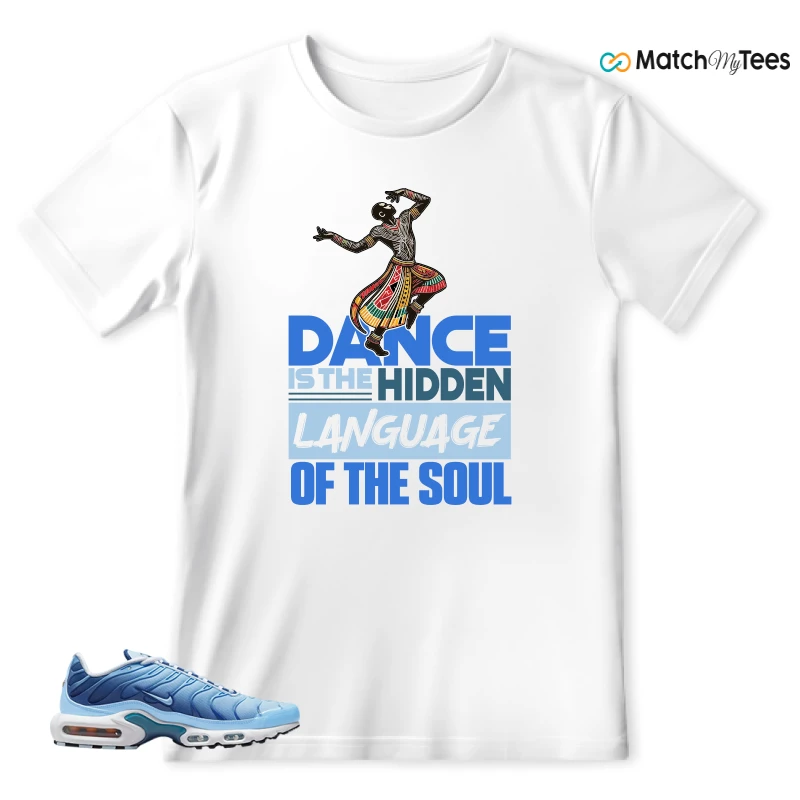NIKE AIR MAX PLUS UNIVERSITY BLUE GRADIENT SNEAKER Matching Tees t-shirt
