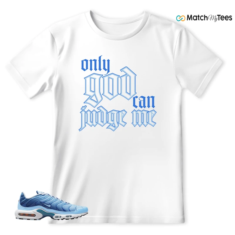 NIKE AIR MAX PLUS UNIVERSITY BLUE GRADIENT SNEAKER Matching Tees t-shirt