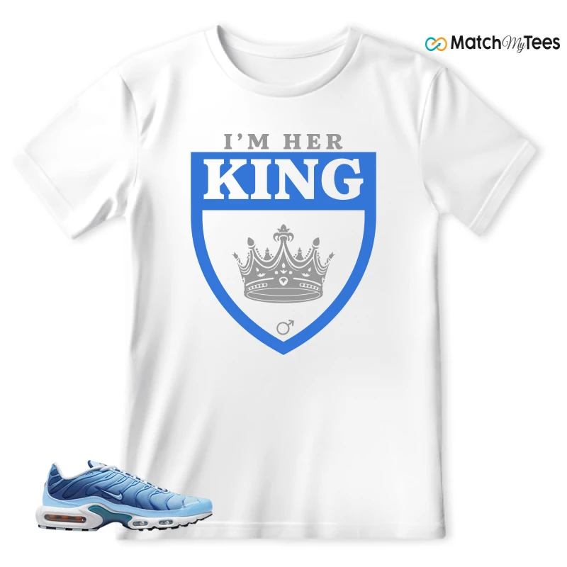 NIKE AIR MAX PLUS UNIVERSITY BLUE GRADIENT SNEAKER Matching Tees t-shirt