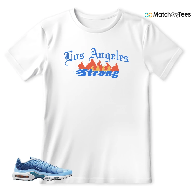 NIKE AIR MAX PLUS UNIVERSITY BLUE GRADIENT SNEAKER Matching Tees t-shirt