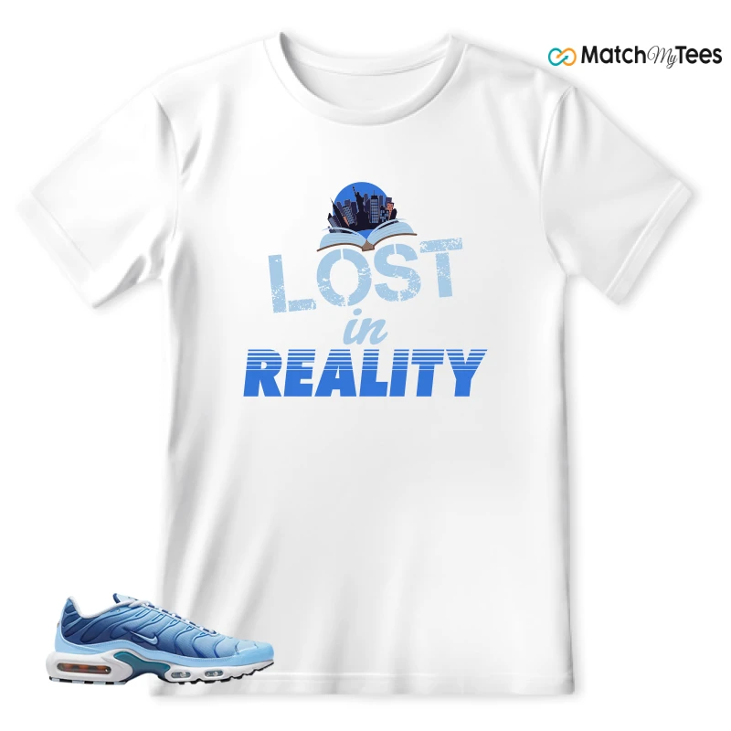 NIKE AIR MAX PLUS UNIVERSITY BLUE GRADIENT SNEAKER Matching Tees t-shirt