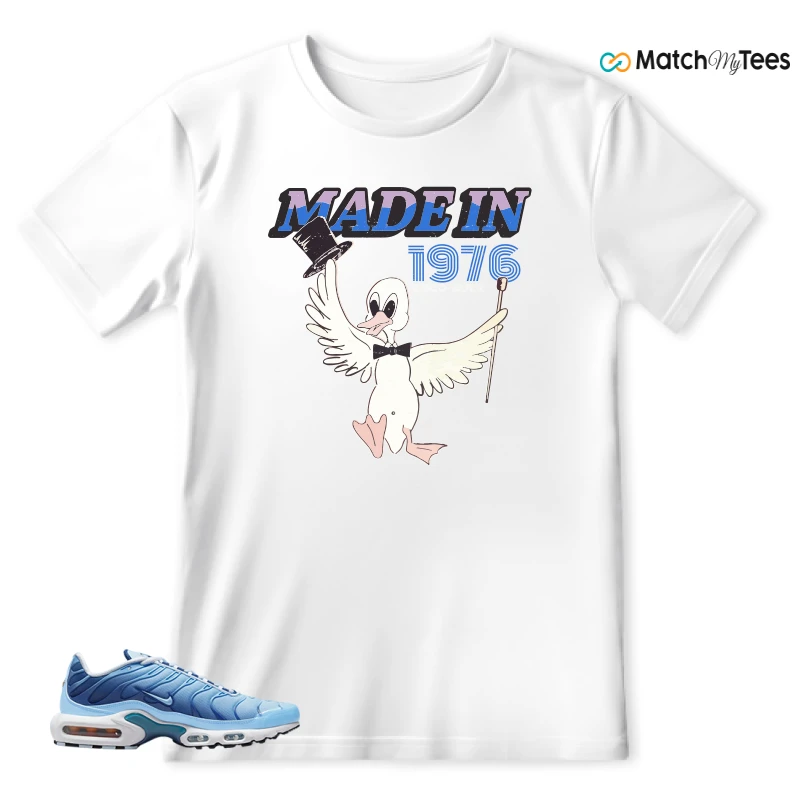 NIKE AIR MAX PLUS UNIVERSITY BLUE GRADIENT SNEAKER Matching Tees t-shirt