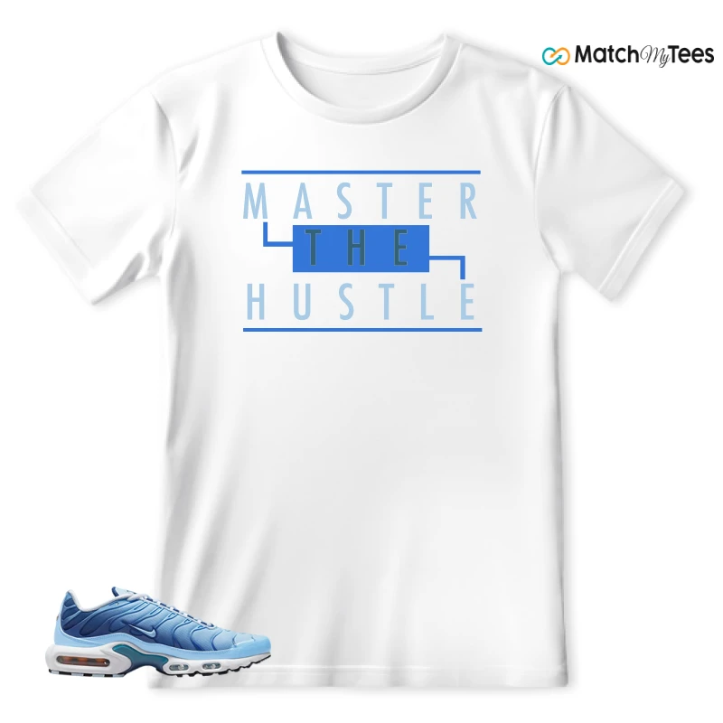 NIKE AIR MAX PLUS UNIVERSITY BLUE GRADIENT SNEAKER Matching Tees t-shirt