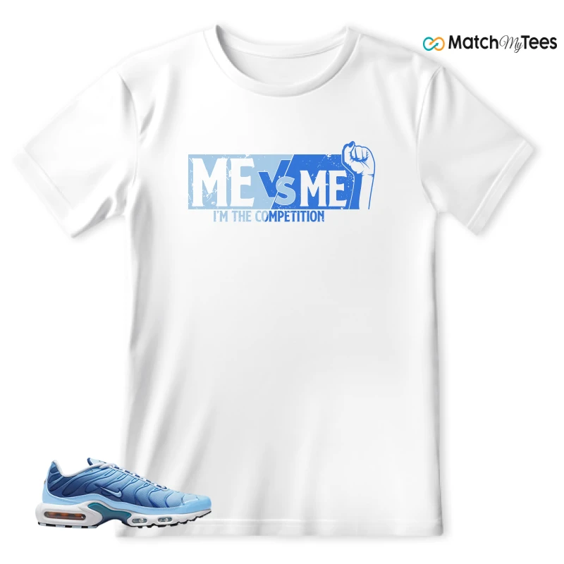 NIKE AIR MAX PLUS UNIVERSITY BLUE GRADIENT SNEAKER Matching Tees t-shirt