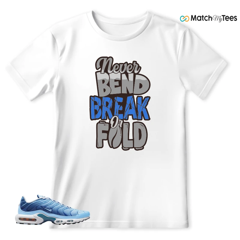 NIKE AIR MAX PLUS UNIVERSITY BLUE GRADIENT SNEAKER Matching Tees t-shirt