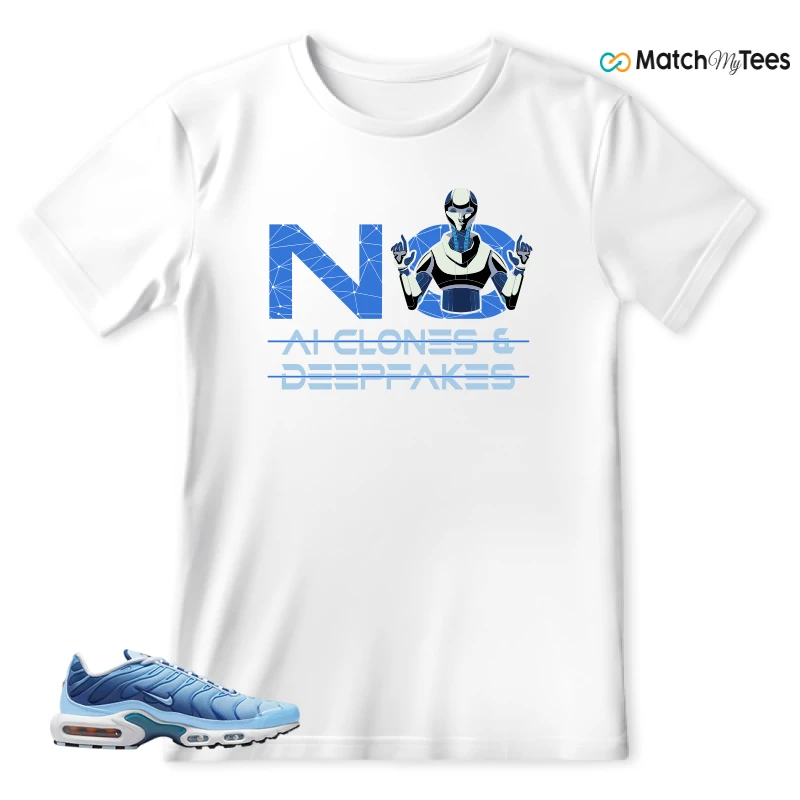 NIKE AIR MAX PLUS UNIVERSITY BLUE GRADIENT SNEAKER Matching Tees t-shirt