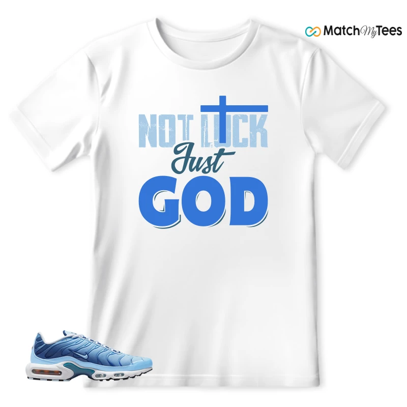 NIKE AIR MAX PLUS UNIVERSITY BLUE GRADIENT SNEAKER Matching Tees t-shirt