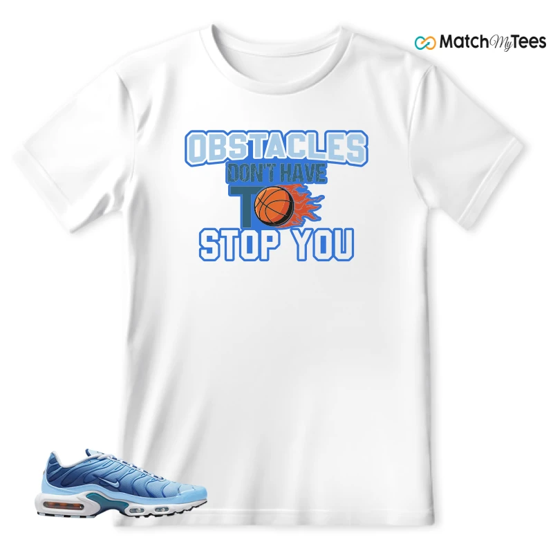 NIKE AIR MAX PLUS UNIVERSITY BLUE GRADIENT SNEAKER Matching Tees t-shirt