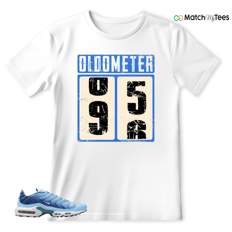 NIKE AIR MAX PLUS UNIVERSITY BLUE GRADIENT SNEAKER Matching Tees t-shirt