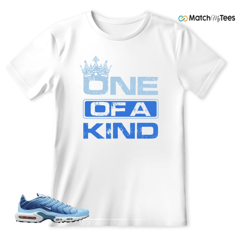 NIKE AIR MAX PLUS UNIVERSITY BLUE GRADIENT SNEAKER Matching Tees t-shirt