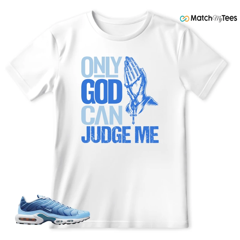 NIKE AIR MAX PLUS UNIVERSITY BLUE GRADIENT SNEAKER Matching Tees t-shirt