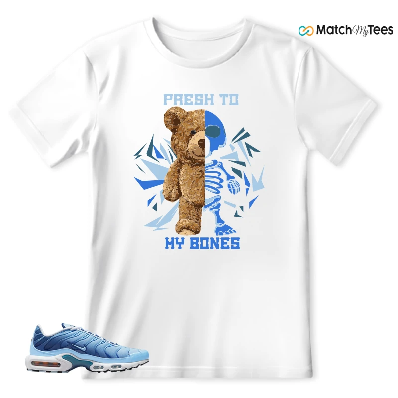 NIKE AIR MAX PLUS UNIVERSITY BLUE GRADIENT SNEAKER Matching Tees t-shirt
