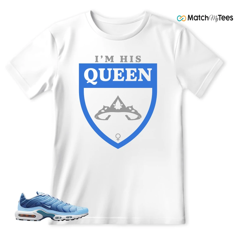 NIKE AIR MAX PLUS UNIVERSITY BLUE GRADIENT SNEAKER Matching Tees t-shirt