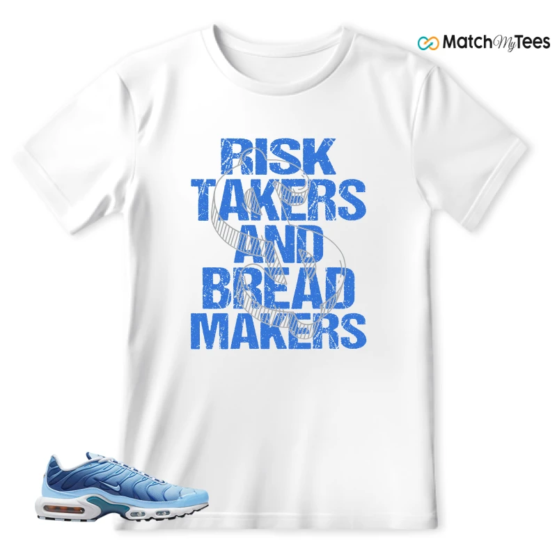 NIKE AIR MAX PLUS UNIVERSITY BLUE GRADIENT SNEAKER Matching Tees t-shirt