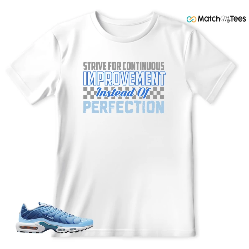 NIKE AIR MAX PLUS UNIVERSITY BLUE GRADIENT SNEAKER Matching Tees t-shirt