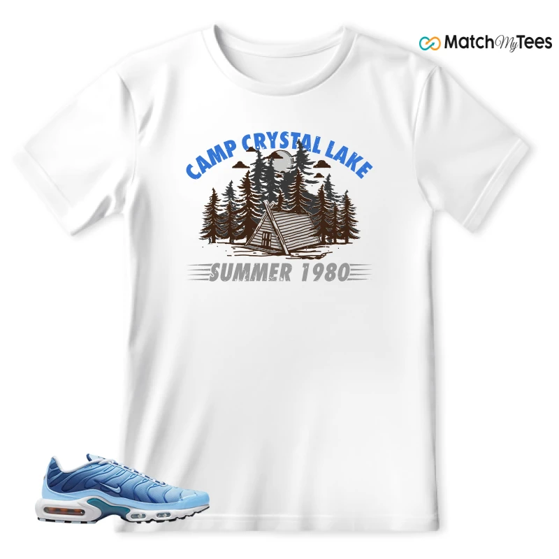 NIKE AIR MAX PLUS UNIVERSITY BLUE GRADIENT SNEAKER Matching Tees t-shirt