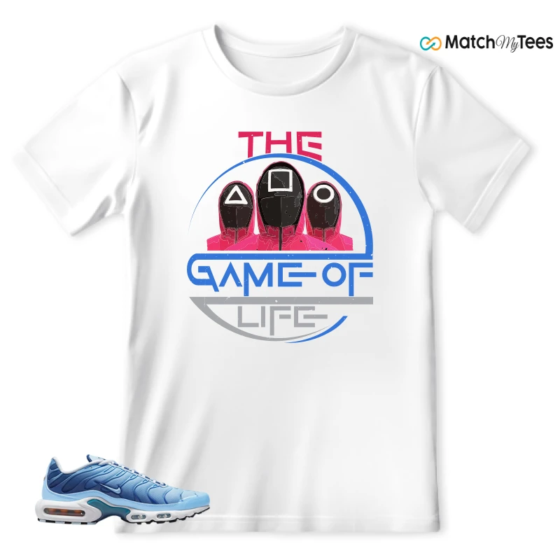 NIKE AIR MAX PLUS UNIVERSITY BLUE GRADIENT SNEAKER Matching Tees t-shirt