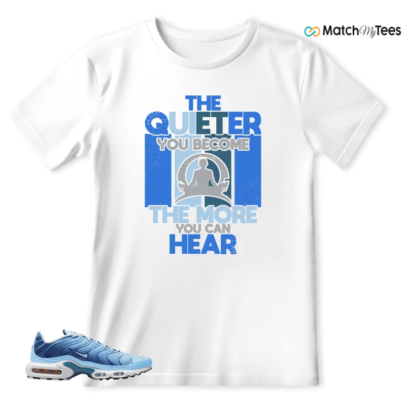 NIKE AIR MAX PLUS UNIVERSITY BLUE GRADIENT SNEAKER Matching Tees t-shirt