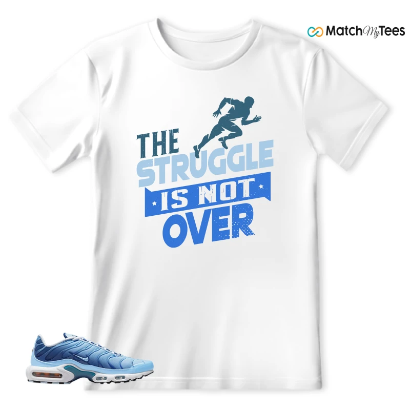 NIKE AIR MAX PLUS UNIVERSITY BLUE GRADIENT SNEAKER Matching Tees t-shirt