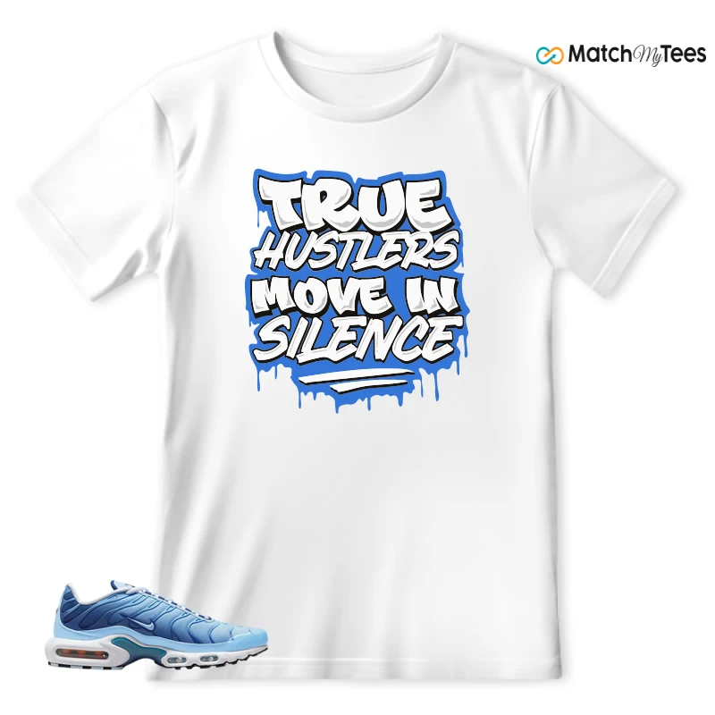 NIKE AIR MAX PLUS UNIVERSITY BLUE GRADIENT SNEAKER Matching Tees t-shirt