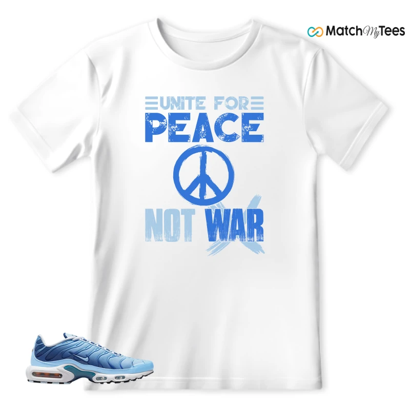 NIKE AIR MAX PLUS UNIVERSITY BLUE GRADIENT SNEAKER Matching Tees t-shirt