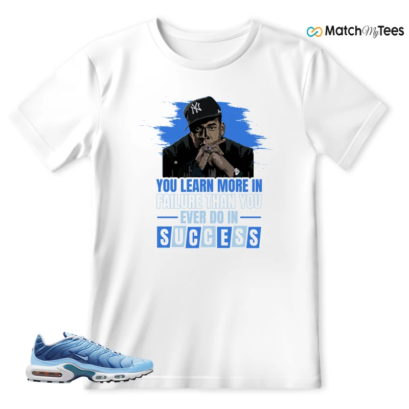 NIKE AIR MAX PLUS UNIVERSITY BLUE GRADIENT SNEAKER Matching Tees t-shirt
