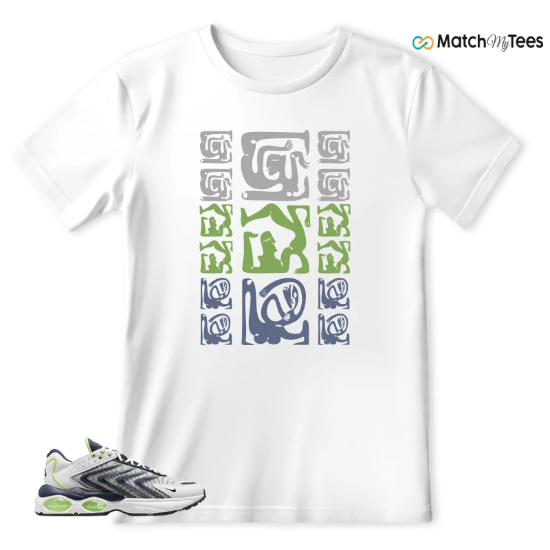 NIKE AIR MAX TW WHITE LEMON TWIST NAVY SNEAKER Matching Tees t-shirt