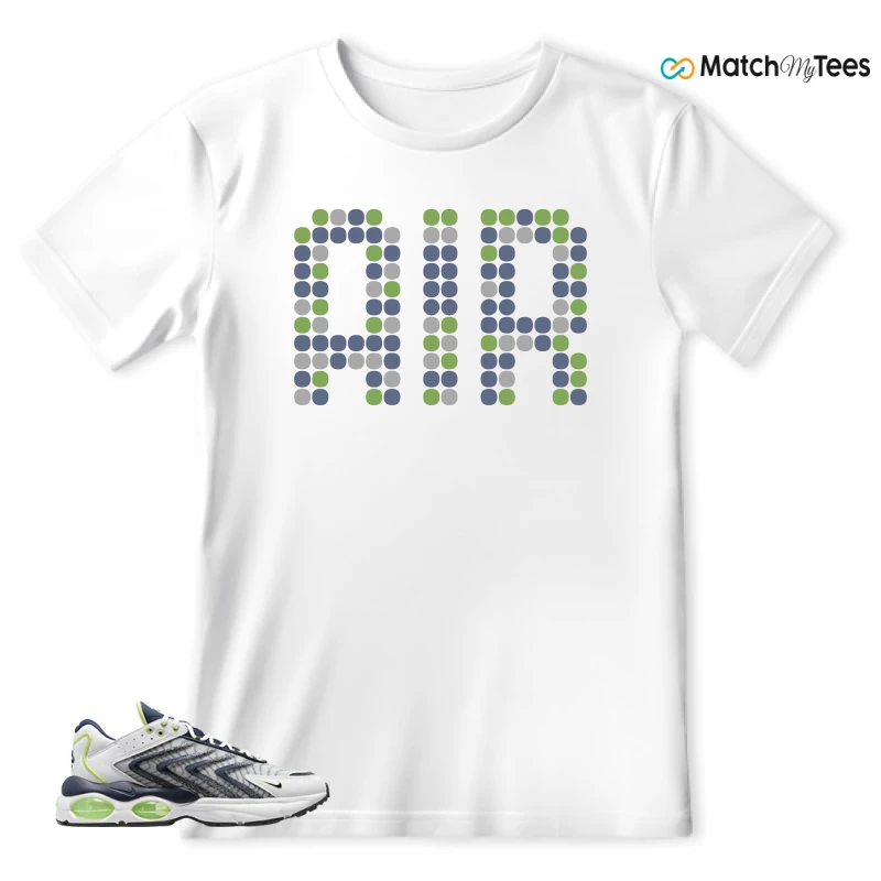 NIKE AIR MAX TW WHITE LEMON TWIST NAVY SNEAKER Matching Tees t-shirt