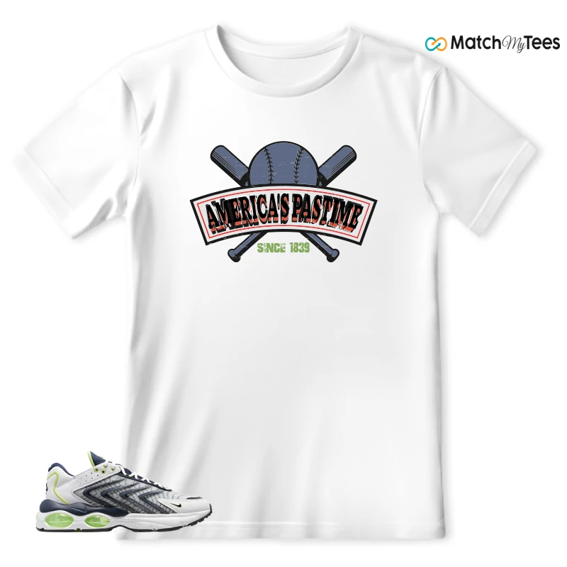 NIKE AIR MAX TW WHITE LEMON TWIST NAVY SNEAKER Matching Tees t-shirt